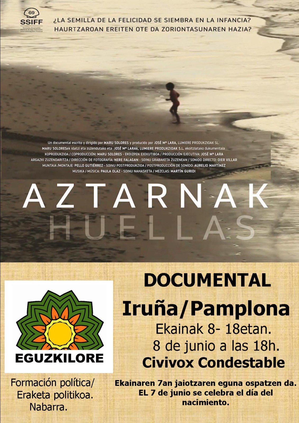 Aztarnak – Huellas (Documental) | 8 de Junio – Pamplona/Iruña